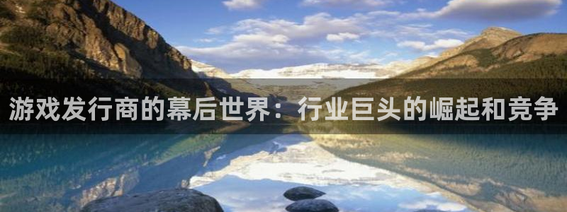 新宝gg提现不到账了?：游戏发行商的幕后世界：行业巨头的崛起和竞争