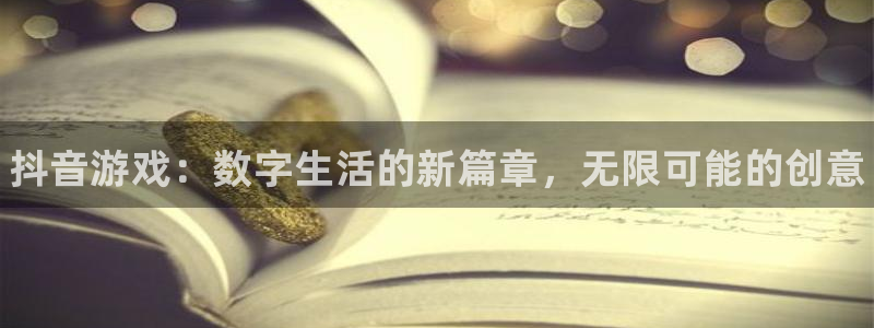 新宝gg一键登录：抖音游戏：数字生活的新篇章，无限可能的创意