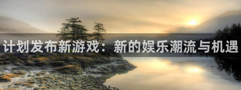 新宝GG平台德711怎么联系客服：计划发布新游戏：新的娱乐潮流与机遇